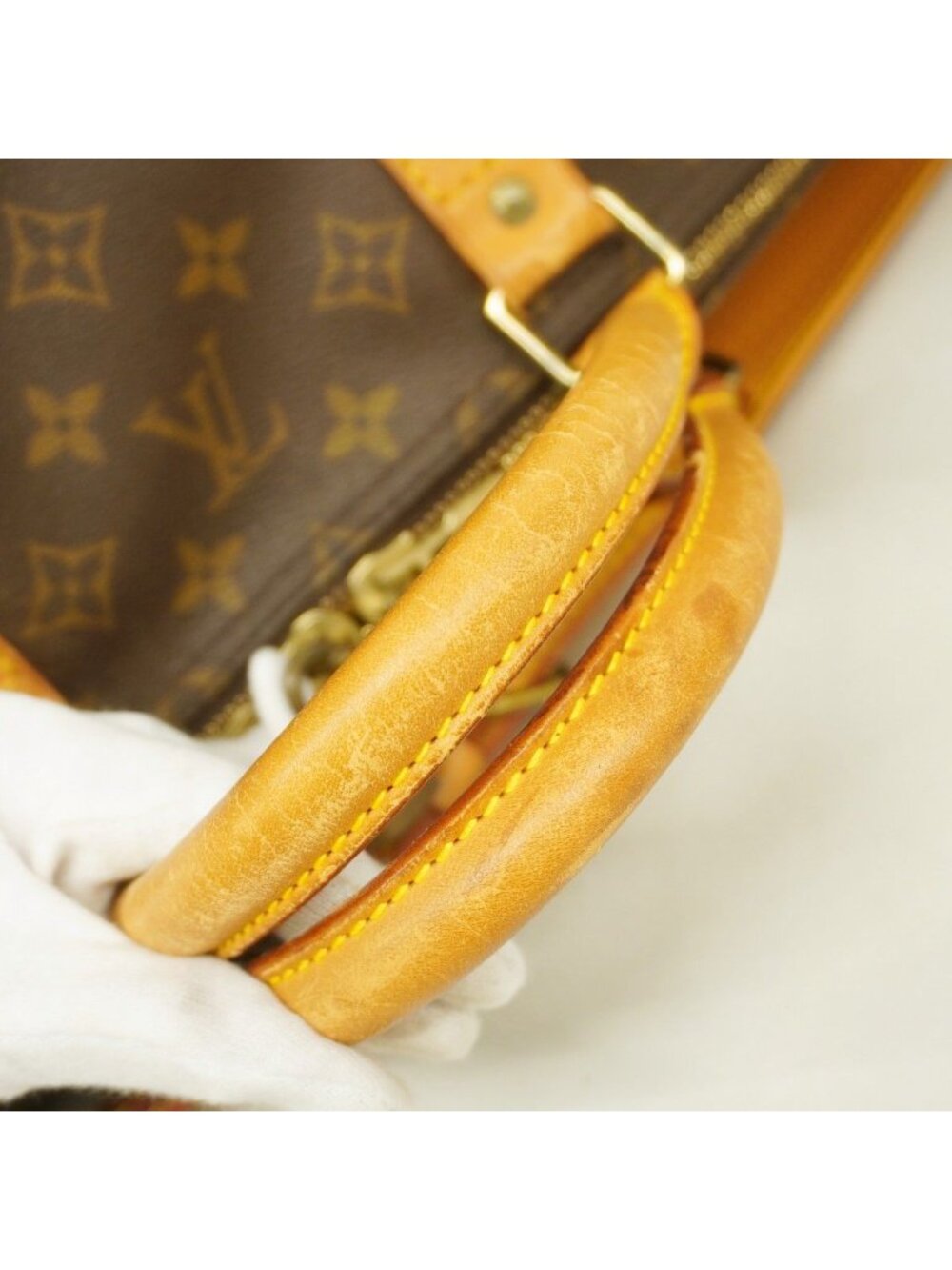 Louis Vuitton Boston Bag Monogram Keepall Bandouliere 55 Brown - Picture 9 of 10